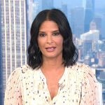 Darlene’s ivory abstract print dress on Today