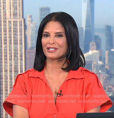 Darlene’s red shirtdress on Today