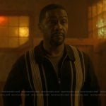 Darnell’s striped cardigan on The Chi