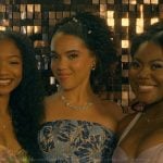 Desiree's blue floral dress on The Chi