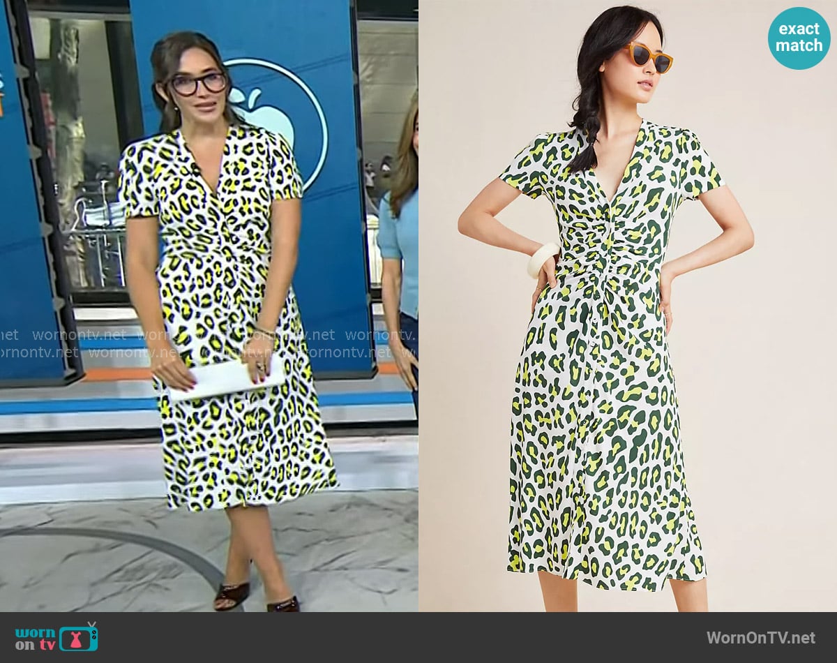 Diane von Furstenberg Cecilia Midi Dress worn by Savannah Sellers on Today