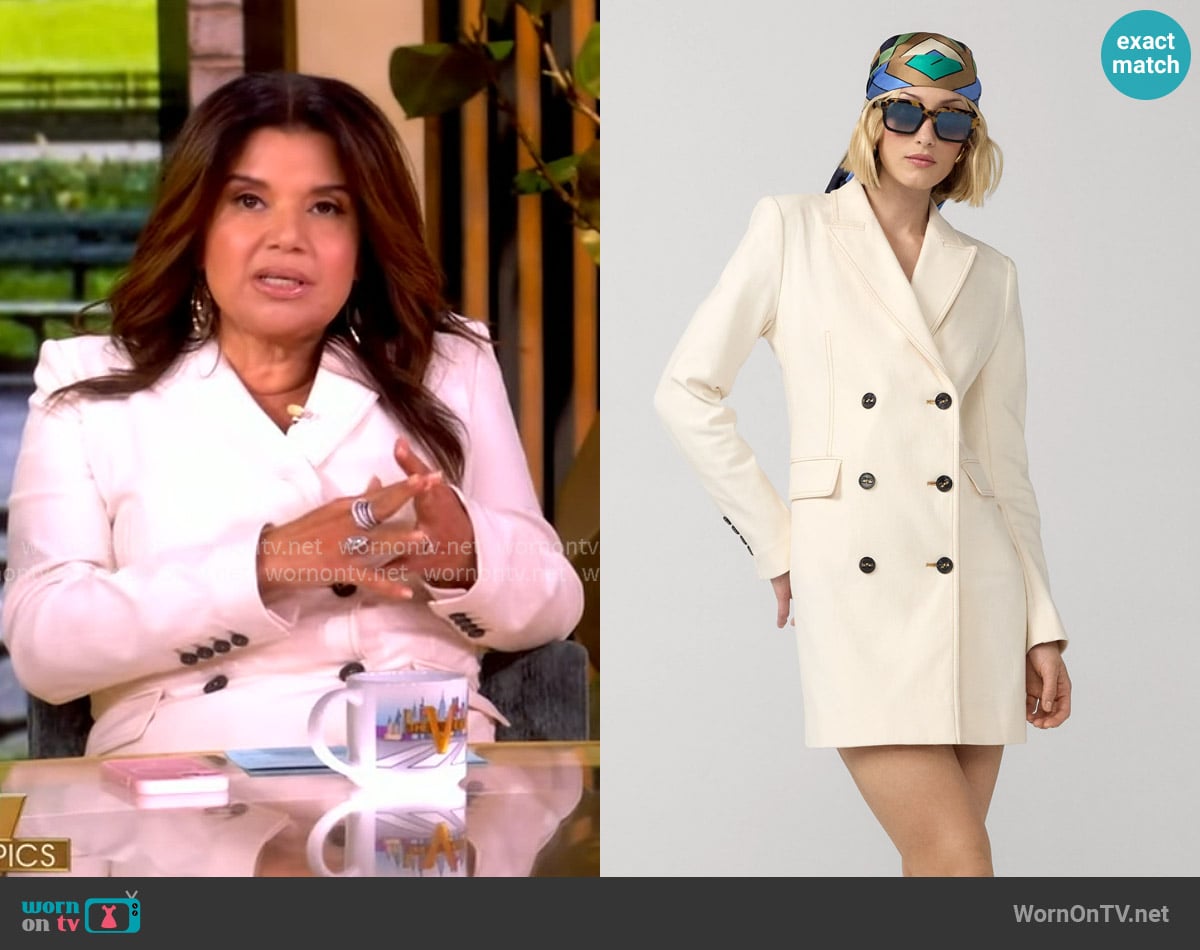 Diane von Furstenberg Lilith Blazer Dress worn by Ana Navarro on The View