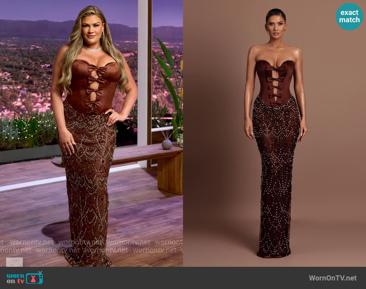 Brittany's Dodona Avdiu dress