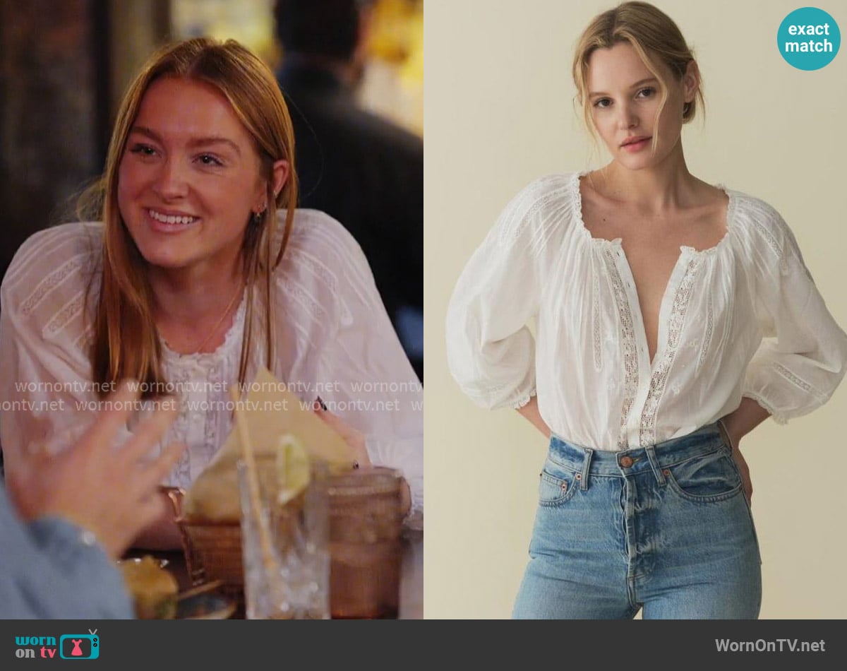 Doen Abigail Top worn by Rowan Henchy on Next Gen NYC