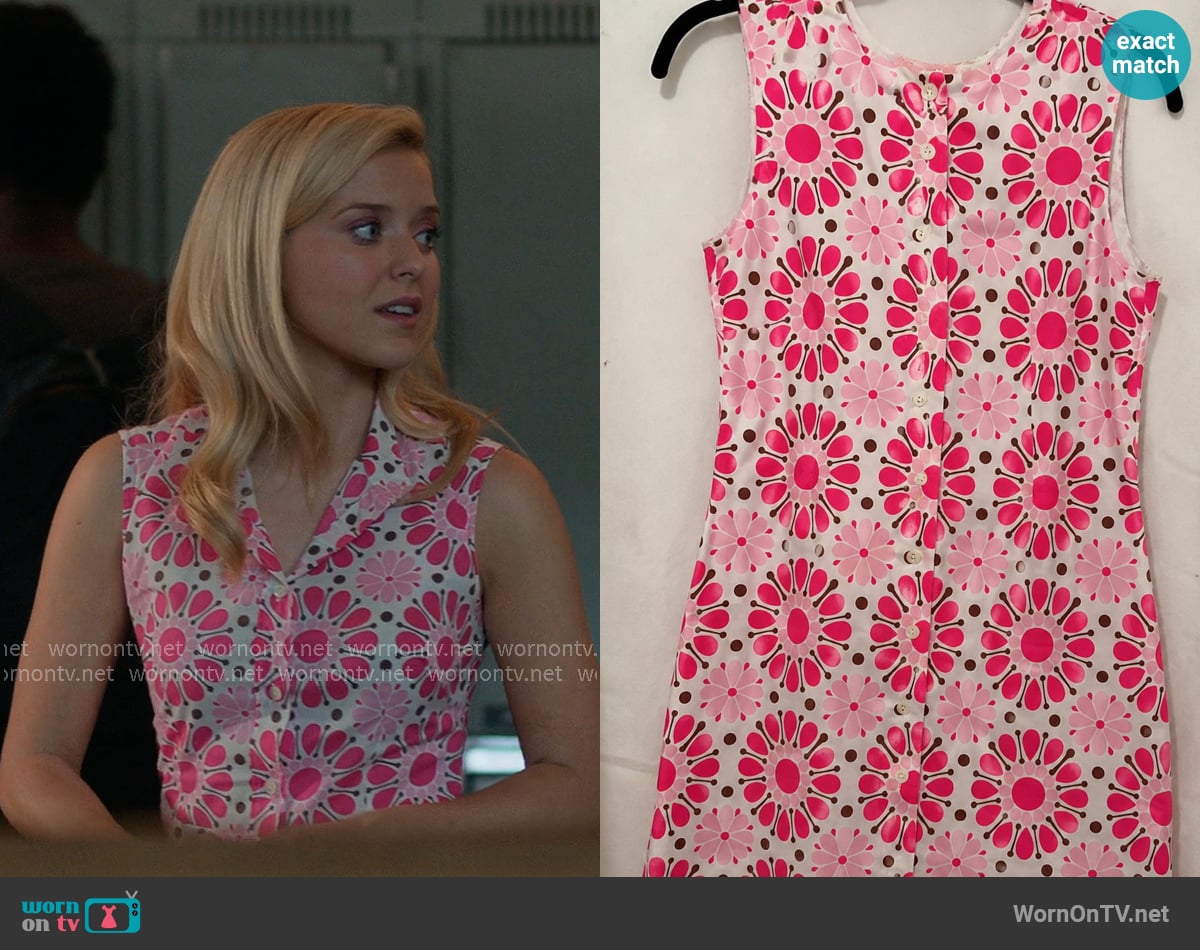 Dolce & Gabbana Vintage Floral Dress worn by Elle Woods (Lexi Minetree) on Elle