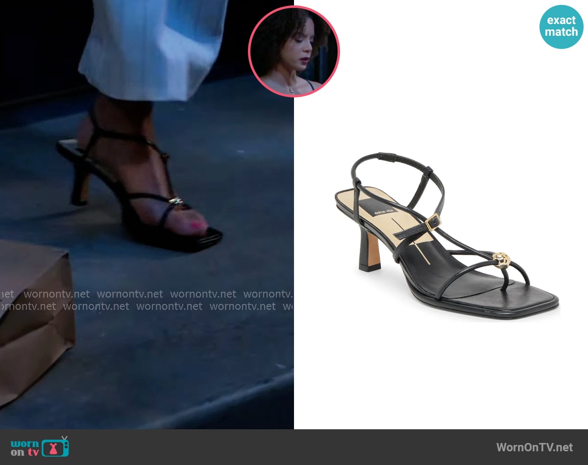 Dolce Vita Mylee Heels Sandal worn by Deanna McBride (Angela Fairley) on Beyond the Gates