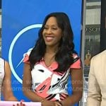 Dr. Jen Caudle’s silver link earrings on Today