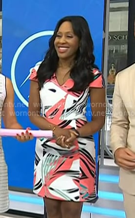 Dr. Jen Caudle’s silver link earrings on Today