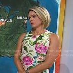 Dylan's white floral sleeveless dress on Today