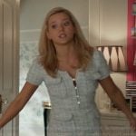 Elle’s blue tweed mini dress on Elle