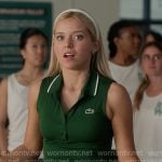 Elle’s green pleated tennis dress on Elle