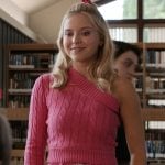 Elle’s pink CC belt on Elle