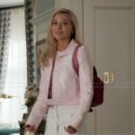 Elle’s pink leather jacket on Elle