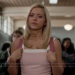 Elle’s pink mini dress on Elle