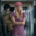 Elle’s pink tweed mini dress on Elle
