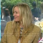 Erin Walsh’s gold tweed jacket on Today
