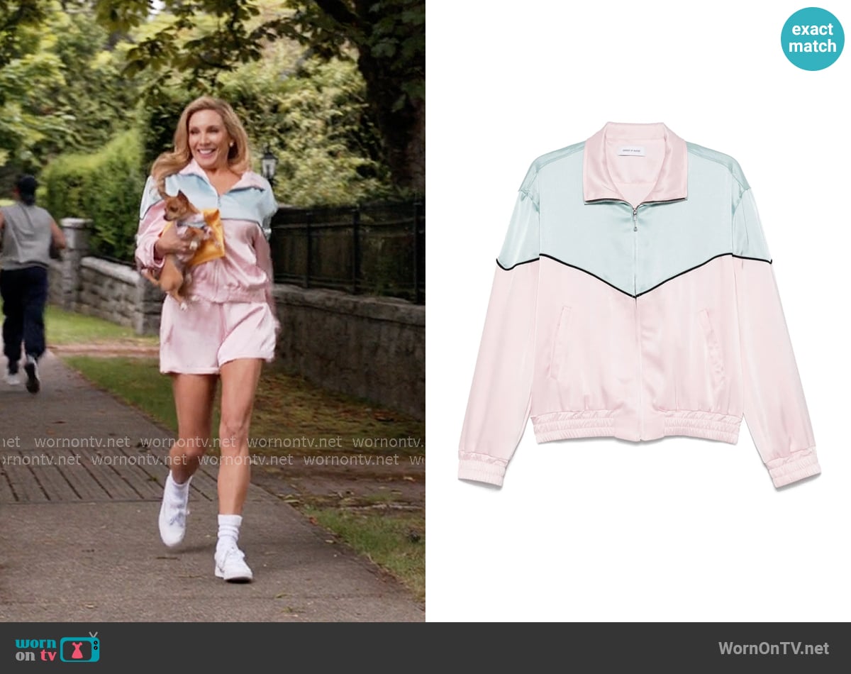 Ernest W. Baker Pink Jacket worn by Eva Woods (June Diane Raphael) on Elle