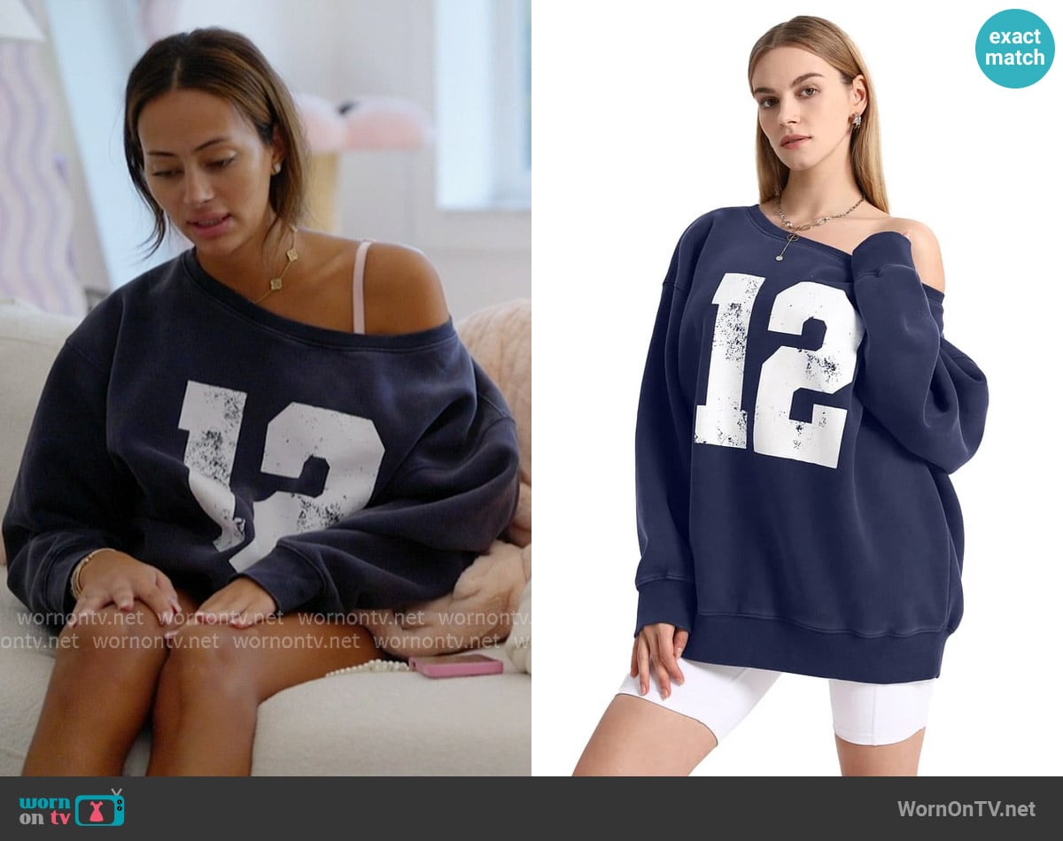 Faiable Off The Shoulder Blouse worn by Emira D’Spain on Next Gen NYC