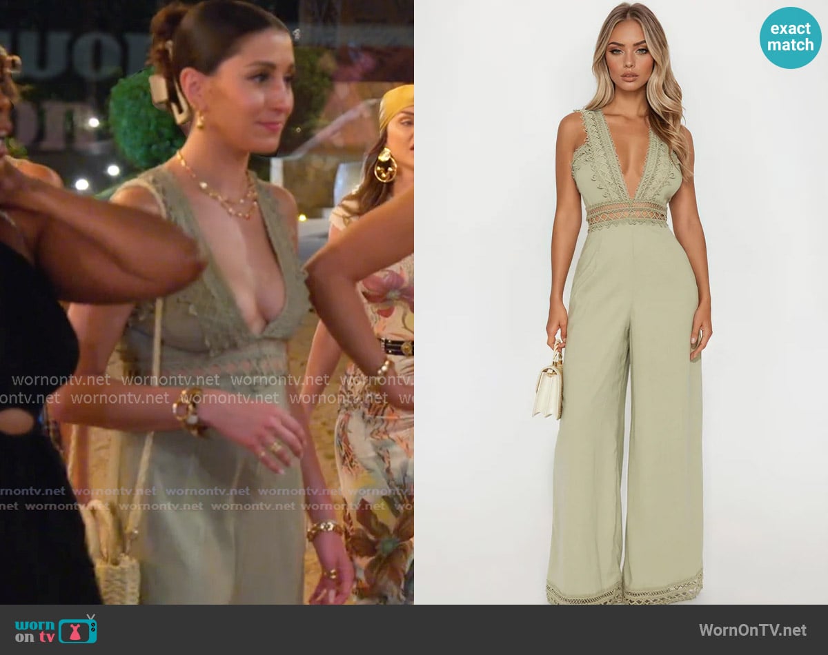 Fashion Nova Spread Your Wings Jumpsuit worn by Melissa Carelli on The Valley