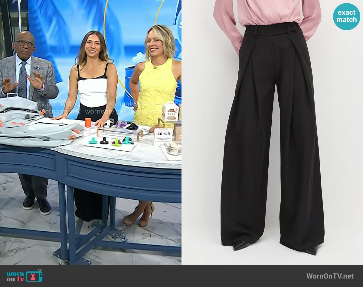 Melissa’s black pants on Today Melissa’s black pants on Today