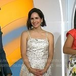 floral belted dress on Today