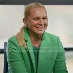 Galyna’s green wool blazer on The McBee Dynasty Real American Cowboys