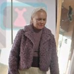 Galyna’s purple faux fur jacket on The McBee Dynasty Real American Cowboys