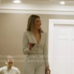 Georgina’s cropped tweed jacket and pants on In The City