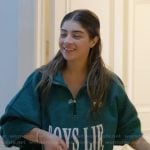 Gia’s oversized hoodie on Next Gen NYC