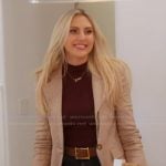 Gina's plaid blazer on The Real Housewives of Orange County