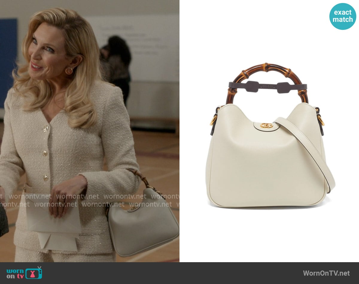 Gucci Bamboo Diana tote bag worn by Eva Woods (June Diane Raphael) on Elle