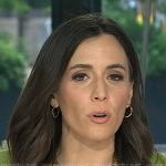 Hallie’s brown beaded necklace on Today