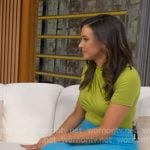 Hanna’s beige heel pumps on Good Morning America