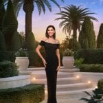Heather’s black promo dress on The Real Housewives of Orange County