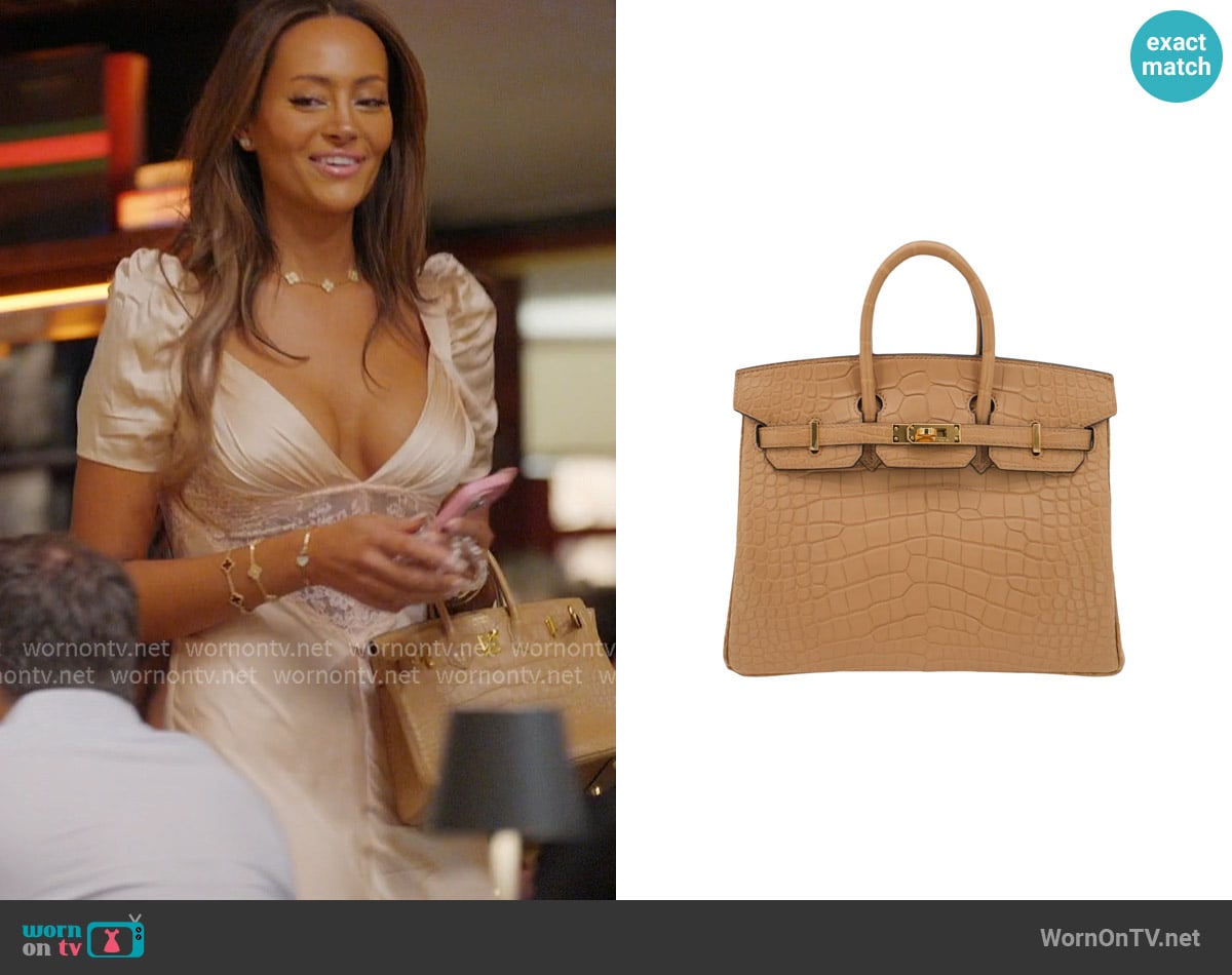 Hermes Birkin Chai Matte Bag worn by Emira D’Spain on Next Gen NYC