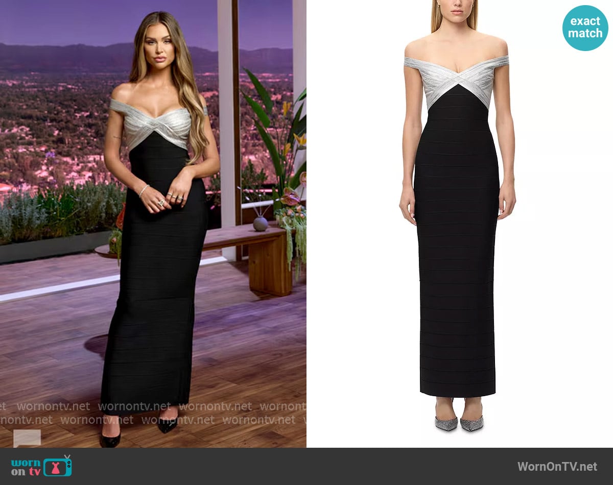 Lala's Herve Leger dress