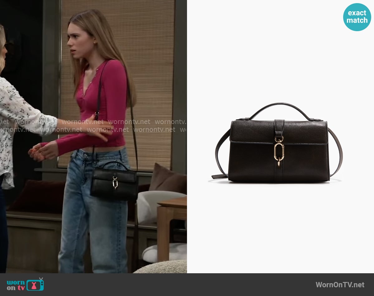 H&M Crossbody Bag worn by Charlotte Cassadine (Bluesy Burke) on General Hospital