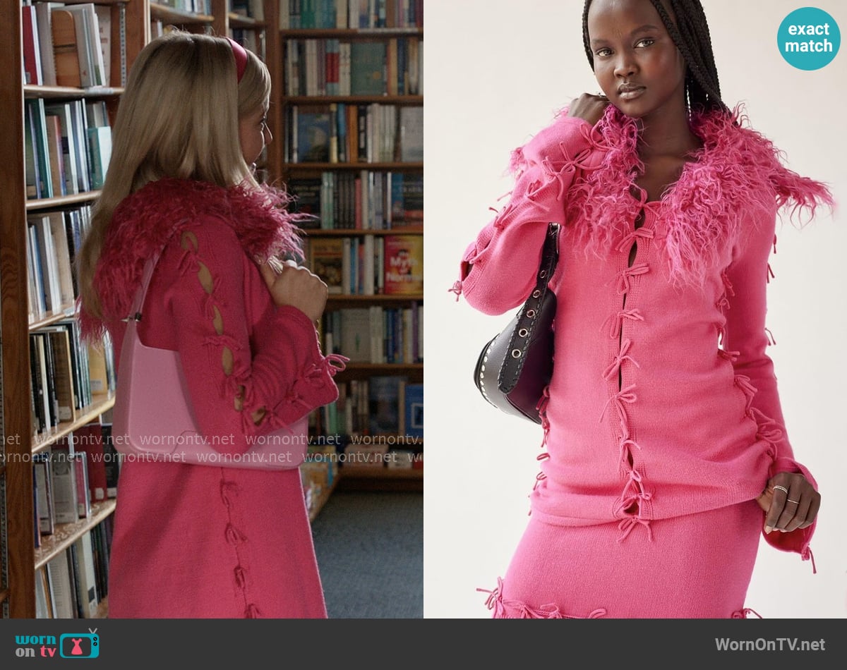 House of Sunny Peggy Laced Cardigan worn by Elle Woods (Lexi Minetree) on Elle