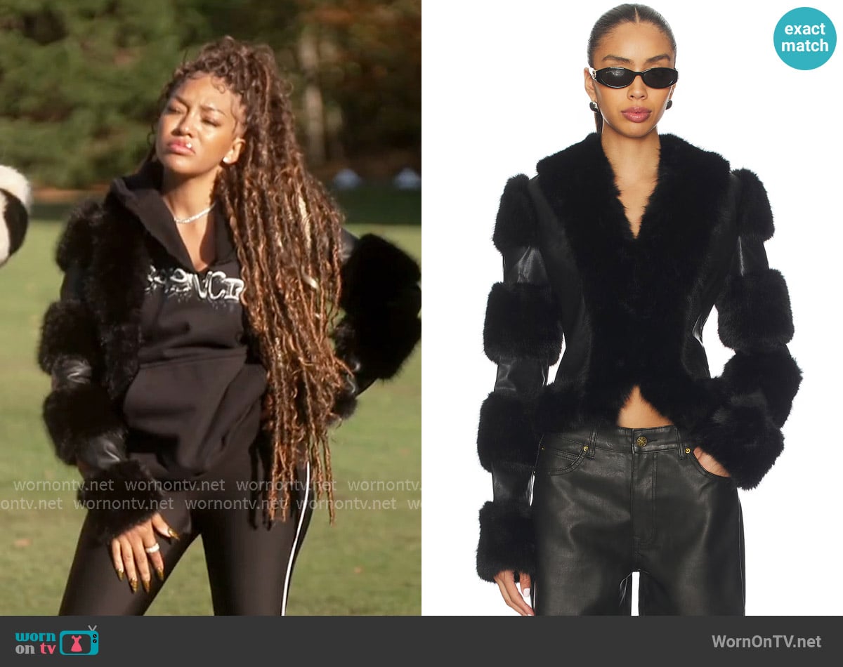 I.Am.Gia Vrai Jacket worn by Drew Sidora on The Real Housewives of Atlanta