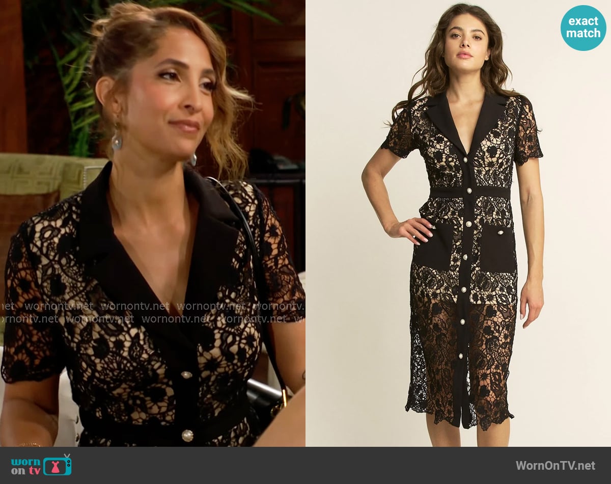 Influencer Boutique HED0022-C Dress worn by Lily Winters (Christel Khalil) on The Young and the Restless