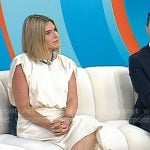 Jenna’s brown leather heel sandals on Today