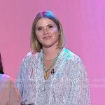 Jenna’s floral tie front blouse on Today