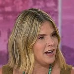 Jenna’s green fish pendant necklace on Today