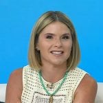Jenna's green fish pendant necklace on Today