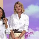 Jenna’s yellow floral slit skit on Today