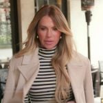 Jennifer’s striped turtleneck top on The Real Housewives of Orange County
