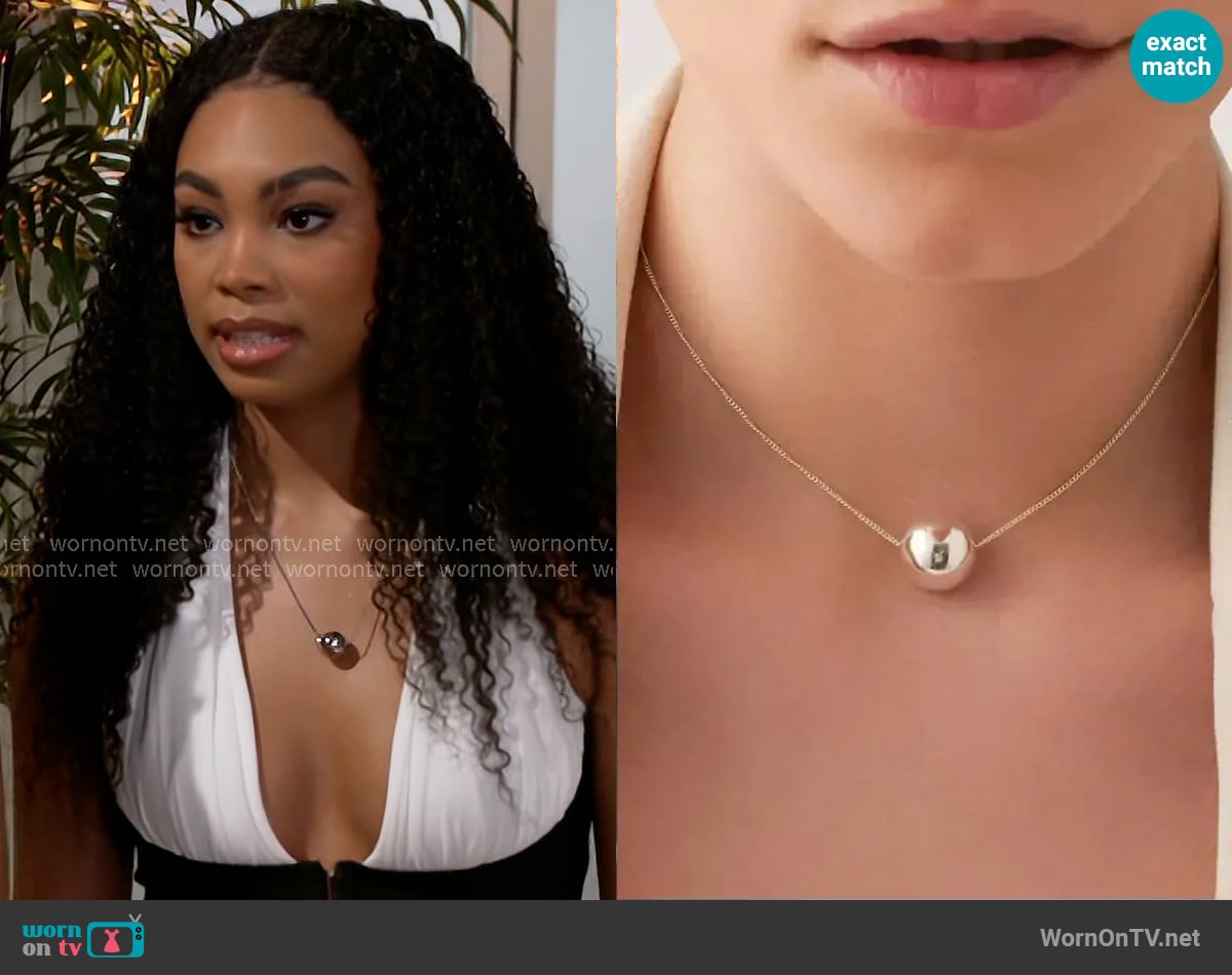 Jenny Bird Aurora Pendant worn by Chelsea Hamilton (RhonniRose Mantilla) on Beyond the Gates