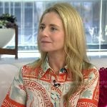 Jenny Jackson’s printed shirtdress on Today