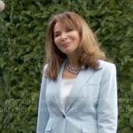 Jill’s light blue suit on The Young and the Restless