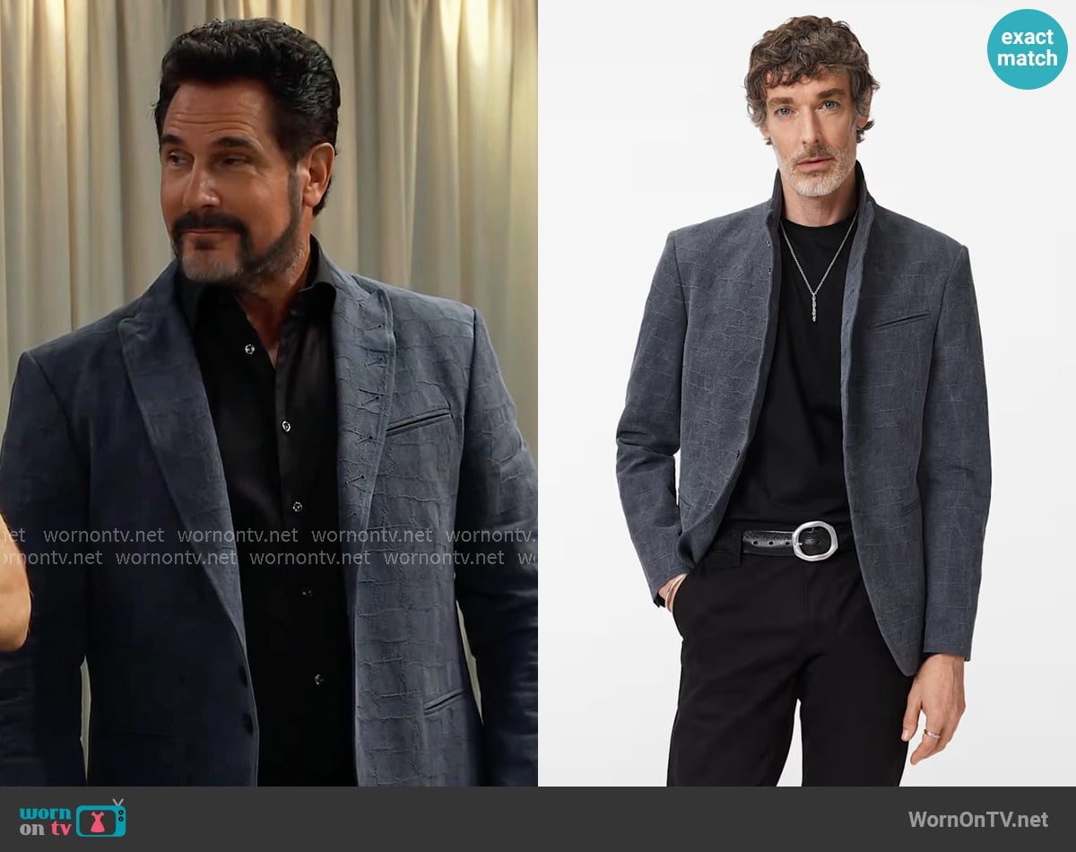 John Varvatos Woodward Jacket worn by Bill Spencer (Don Diamont) on The Bold and the Beautiful
